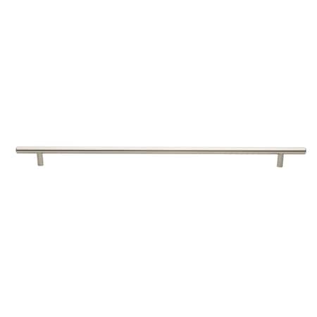 Gliderite Hardware 15 in. Center to Center Satin Nickel Solid Steel Bar Pull - 5018-381-SS 5018-381-SS-1